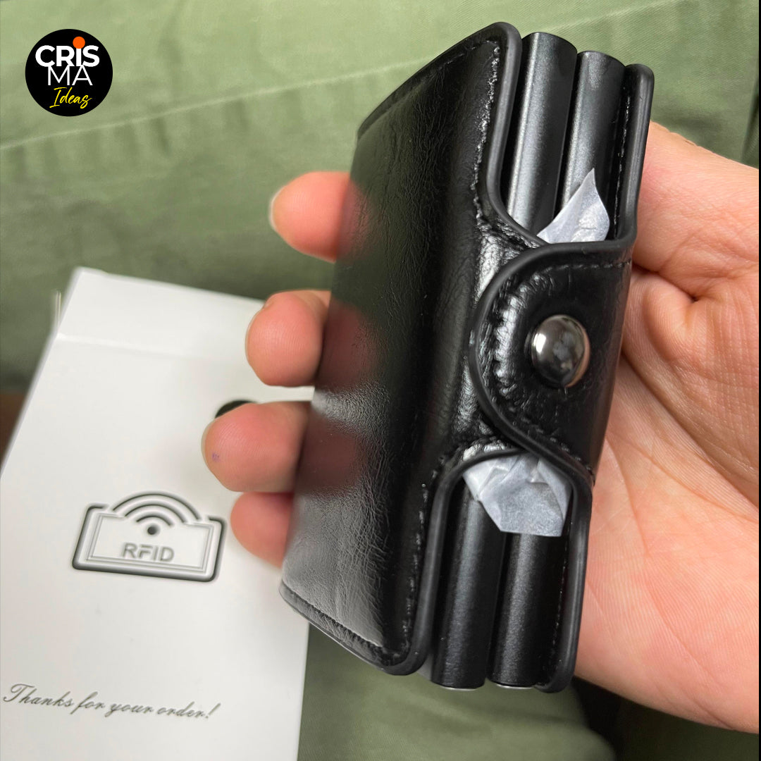 BILLETERA ANTI CLONACIÓN TECNOLOGÍA RFID DEFENDERWALL™ ⭐⭐⭐⭐⭐