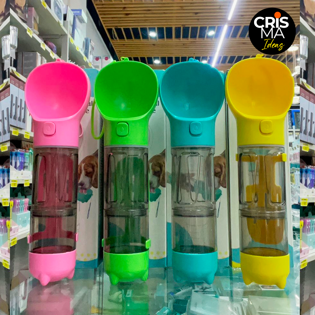 BOTELLA 3 EN 1 REVOLUTIONPET™ MASCOTAS MULTIFUNCIONAL ⭐⭐⭐⭐⭐
