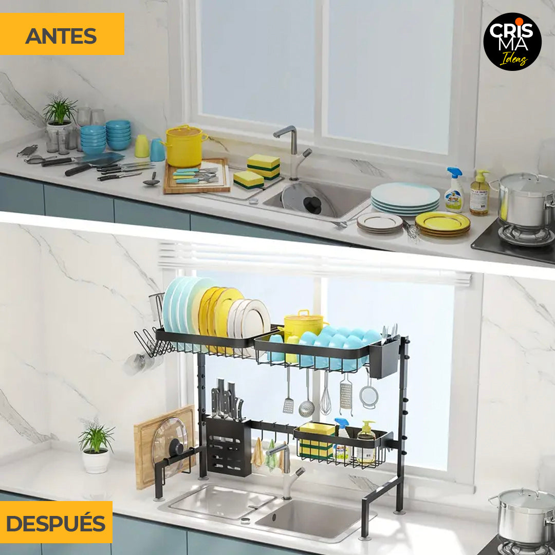 ESCURRIDOR DE PLATOS MULTIFUNCIONAL 85 CM ELITEDRY™ ⭐⭐⭐⭐⭐