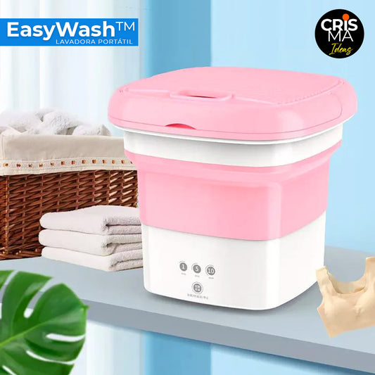 MINI LAVADORA PORTÁTIL PLEGABLE EASYWASH™ ⭐⭐⭐⭐⭐ + 12 PASTILLAS DE LAVADO