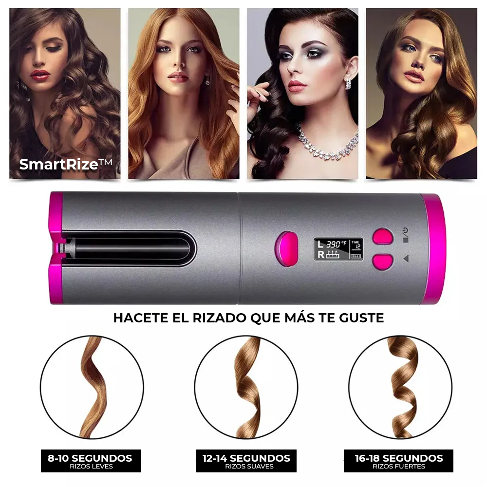 RIZADOR INALÁMBRICO DE CABELLO SMARTRIZE™ ⭐⭐⭐⭐⭐